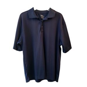 PGA Tour Navy Blue Men's Golf Polo